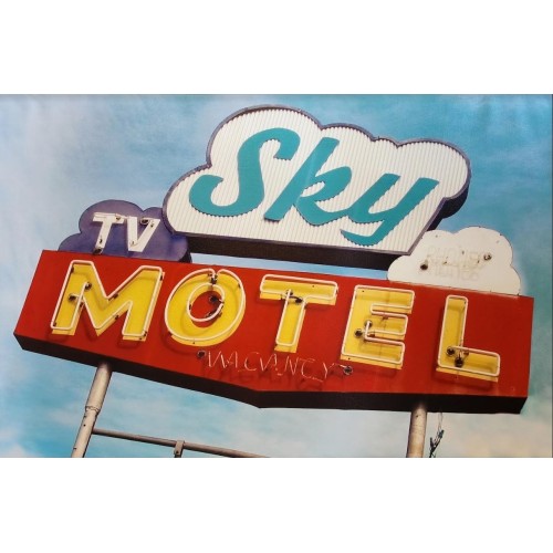 Sky Motel - Canvas Print 