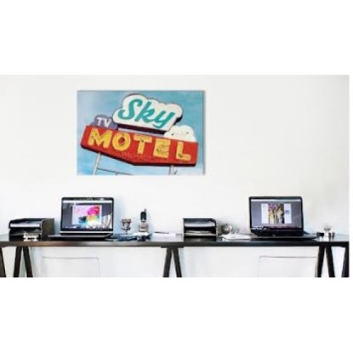 Sky Motel - Canvas Print 