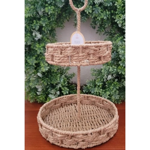 Target Wicker Tiered Tray and Basket Tray.