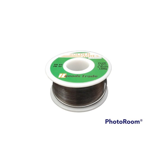 SOLDER WIRE FLUX 2.0% 1.5mm 100g