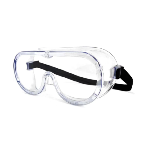 Safety Goggles Medical Goggles Fit Over Eyeglasses Anti-Fog Safety Glasses Clear Lab Goggles Protective Eyewear FA-03 Transparent frame&Clear lens