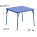 Kids Blue Folding Table