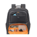 Solo New York Everyday Backpack with 17.3" Laptop Compartment, Black/Orange