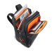 Solo New York Everyday Backpack with 17.3" Laptop Compartment, Black/Orange