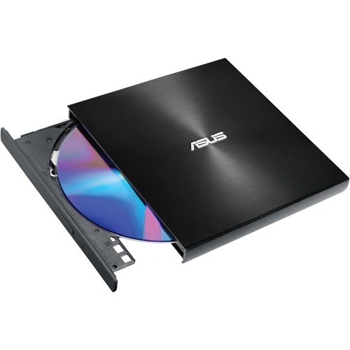 ASUS ZenDrive Black 13mm External 8X DVD/Burner Drive +/-RW with M-Disc Support, Compatible with Both Mac & Windows and Nero BackItUp for Android Devices (USB 2.0 & Type-C Cables Included)