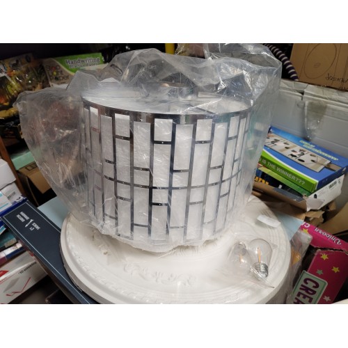 CHROME LIGHT - HOME DEPOT BRAND. OPEN BOX