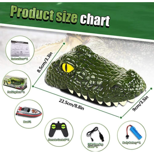 Crocodile Head R/C Boat 