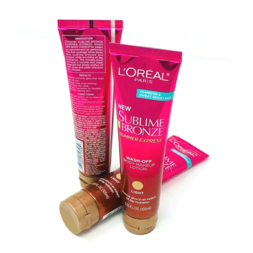 Loreal Paris Sublime Bronze 3 Pack Light Body Makeup Lotion Unisex