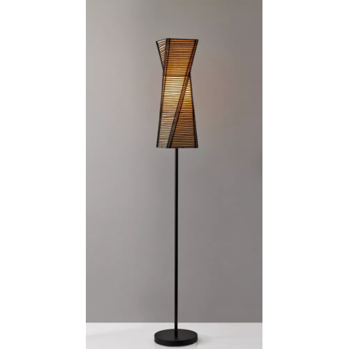 68" Stix Collection Floor Lamp Brown - Adesso