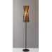 68" Stix Collection Floor Lamp Brown - Adesso