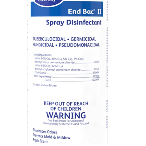 Endbac Disinfectant Aerosol 4-pack ( Antibacteria & Antifungal)