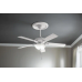 HAMPTON BAY 21 in. Smooth White Ceiling Medallion