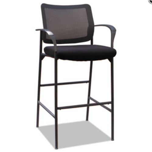 Alera IV Series Guest Stool, Supports 275 lbs, Black, 2 Stools (ALEIV4614A)