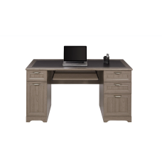 Realspace Magellan 59"W Manager's Desk, Gray