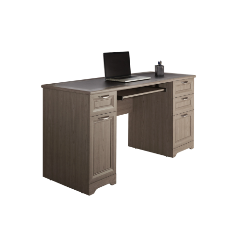 Realspace Magellan 59"W Manager's Desk, Gray