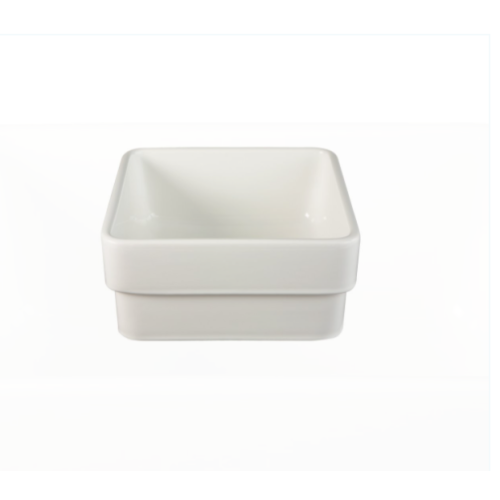 Porcher 15110-00.001 Equility Petite Square Above Counter Basin, White