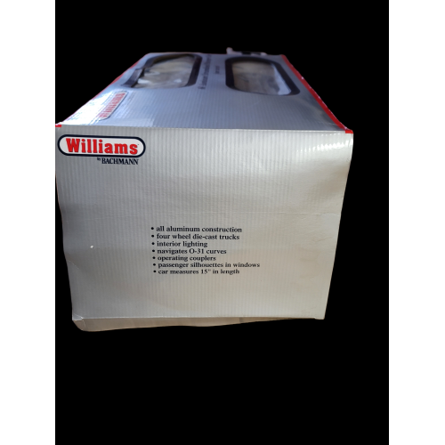 Williams by Bachmann Trains - 60" Aluminum Pennsylvania Rail Car   4-car-SET