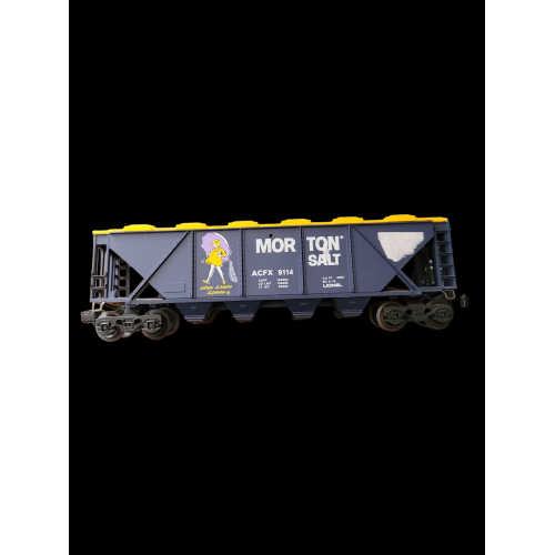 Lionel Morton Salt covered hopper car for or 027, O gauge number 9114