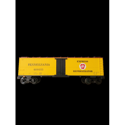 MTH Rail King PRR rivited steel Reefer, 3 rail