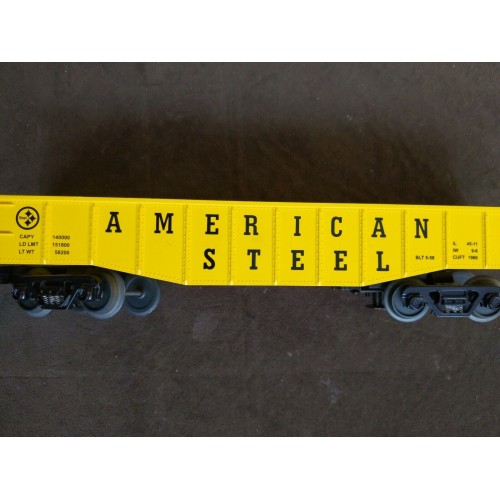 MTH American Steel Slag Car # 102 From RTR Set 30-4080-0