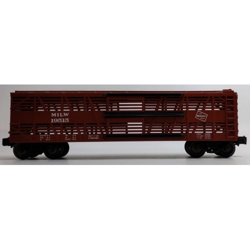 Lionel 6-19515 O Gauge Milwaukee Road Stock Car EX/Box