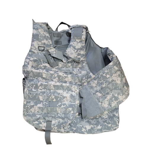 ARMY ACU DIGITAL BODY ARMOR PLATE CARRIER MADE W/KEVLAR INSERTS LARGE lot 1