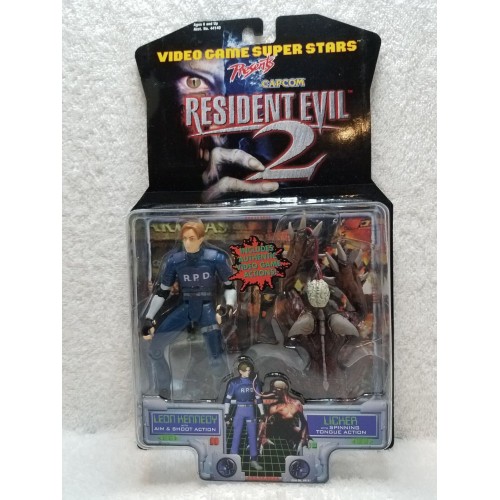 1998 Capcom Resident Evil 2 Leon Kennedy And Licker.