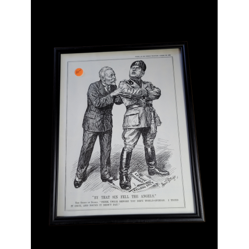  Punch, or the London Charivari August 28, 1935 - Framed Picture 