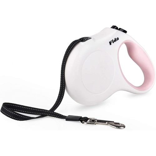 Fida Retractable Dog Leash 16ft Heavy Duty Pet Leash for XS S M L Dogs or Cats up to 110lbs Tangle Free One Hand Brake.