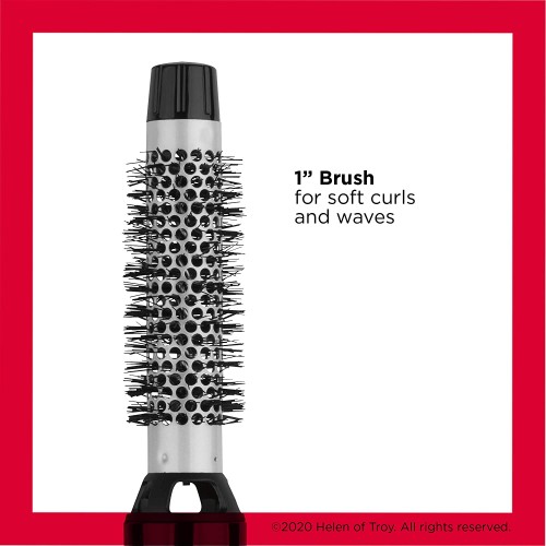 Revlon Ceramic Hot Air Brush Kit with Accessories, 1-Inch and 1.5-Inch