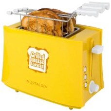 Nostalgia Electrics Grilled Cheese Toaster With Easy-Clean Toaster Baskets And Adjustable Toasting Dial
