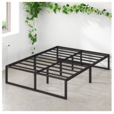 Zinus Steel Platform Bed Frame, Full, Black