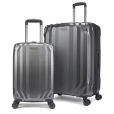 Samsonite 134852-1153 Volante Hardside Spinner Luggage 2-Piece Set, Dark Grey