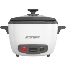 Spectrum Brands 16-Cup Cooked/8-Cup Uncooked Rice Cooker And Food Steamer, White, RC516