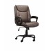 Amazon Basics Classic Puresoft Padded Mid-Back Office Computer Desk Chair -Brown