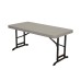 Lifetime 4' Adjustable Height Table Almond