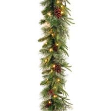 National Tree PECO7-395D-9AB 9′ Colonial Garland