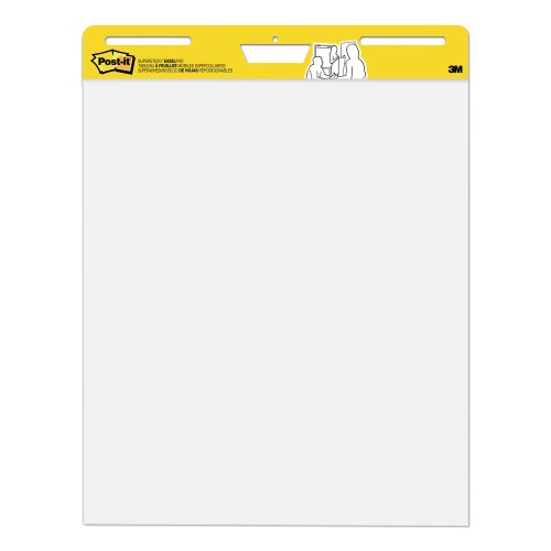 Post-it Self-Stick Easel Pads, 25 X 30, White, 30 Sheets, 2/Carton