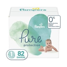 Pampers Pure Protection Newborn Diapers Size 1 82 Count