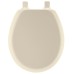 Mayfair 41EC-346 Round Molded Wood Toilet Seat with Easy-Clean Hinges, Biscuit