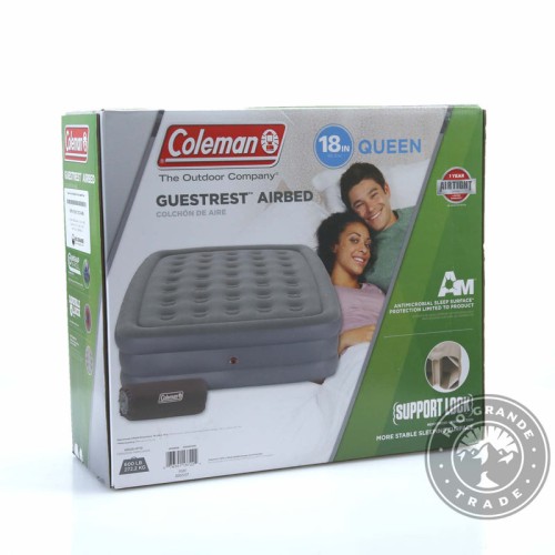 Coleman GuestRest Double High Air Mattress Queen - Gray