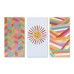 Cuadros Decorativos De Lienzo Wild Sage Geometric Sun, 3 Piezas