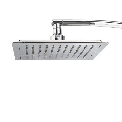 Aquagenix Mega Size Square Rainfall Shower With Arm - Chrome - Razor