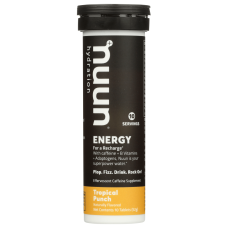 Nuun Tropical Punch Energy Drink Tablet, 10 Count -- 8 Per Case
