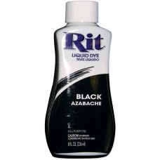 RIT 236ml Black Fabric Dye Clothes All Purpose Liquid Cloth Tie Colours Cotton