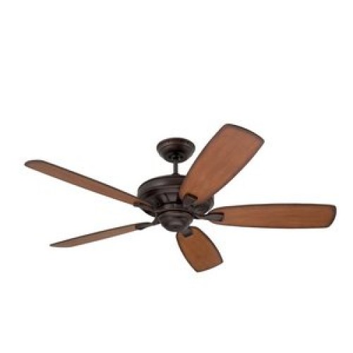 Emerson Ceiling Fans CF788VNB Carrera Grande Eco Indoor Outdoor Ceiling Fan With 6-Speed Wall Control, Energy Star And Damp Rated, Blades Separately, Light Kit Adaptable, Venetian Bronze Finish