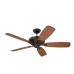 Emerson Ceiling Fans CF788VNB Carrera Grande Eco Indoor Outdoor Ceiling Fan With 6-Speed Wall Control, Energy Star And Damp Rated, Blades Separately, Light Kit Adaptable, Venetian Bronze Finish