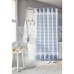 Everhome Samson Cotton Shower Curtain Pastel Blue Color