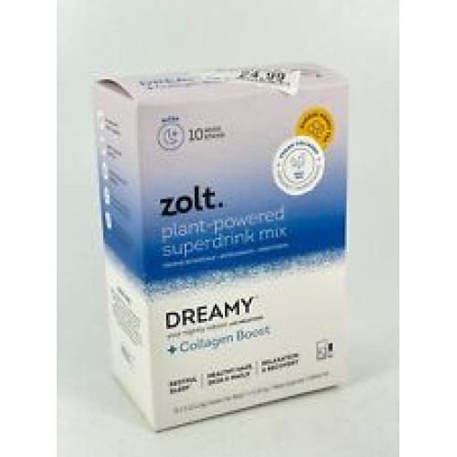 Zolt Vegan Organic Sleep Hair Nails Skin Relaxation Recovery Melatonin Gaba Tea
