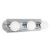 Luminance Hollywood 3-Light Polished Chrome Bath Bar Light